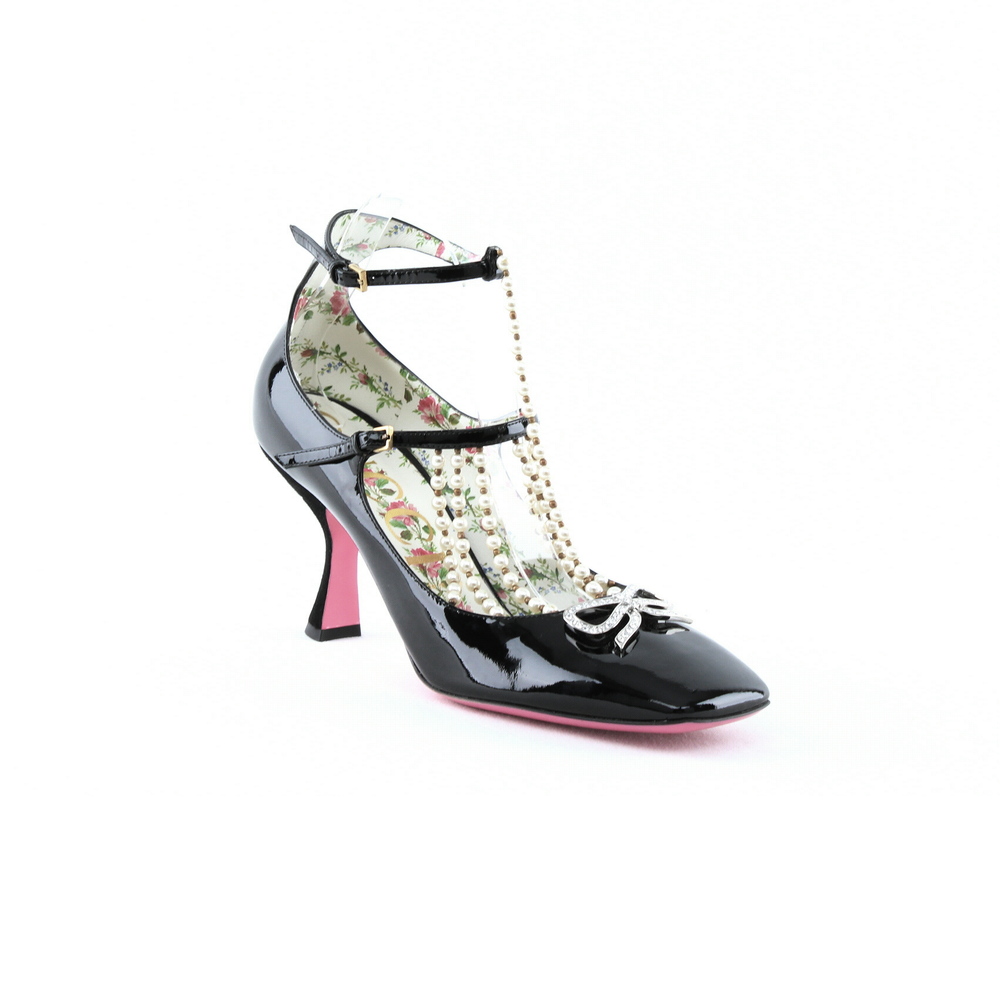 Gucci | Taide Embellished Pumps | Black